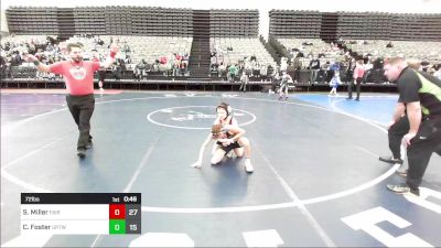 72 lbs Rr Rnd 3 - SJ Miller, Fair Lawn vs Chip Foster, Upper Township