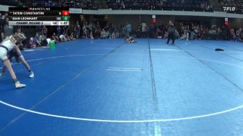 85 lbs Champ. Round 2 - Tatem Constantini, Team Nazar vs Bain Leonhart, Outlaw Wrestling Club