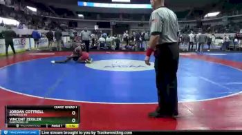 5 lbs Champ. Round 1 - Jordan Cottrell, Homewood Hs vs Vincent Zeigler, Gardendale Hs