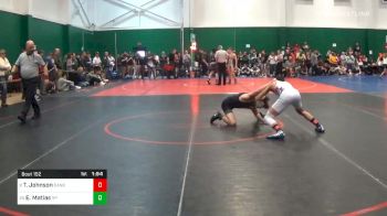 126 lbs Prelims - Tyler Johnson, Danbury vs Evan Matias, Rocky Point