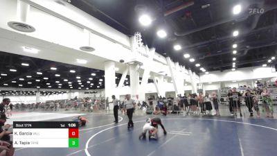 69 lbs Round Of 16 - Andres Tapia, Trybe vs Keith Garcia, Valley Wrestling Club