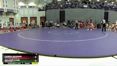 165 lbs Placement Matches (8 Team) - Benjamin Clark, Crown Point vs Camden Baumann, Evansville Mater Dei