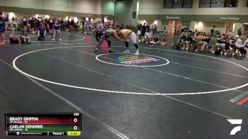 285 lbs Round 2 (6 Team) - Caelan Denigris, Delaware vs Brady Griffin, STL Black