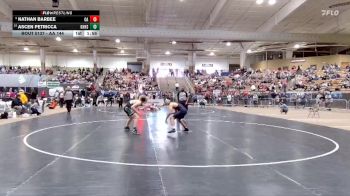 AA 144 lbs Quarterfinal - Ascen Petricca, Green Hill High School vs Nathan Barbee, Oakland High School