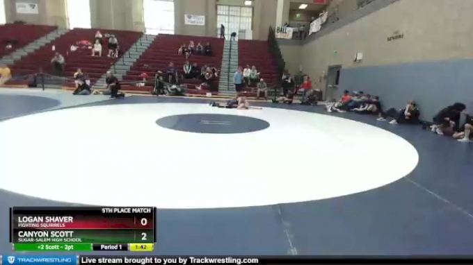 113 lbs 5th Place Match - Canyon Scott, Sugar-Salem High School vs ...