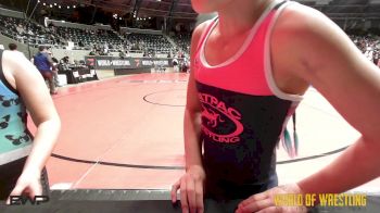 82 lbs 5th Place - JaeBrie Defender, Matpac vs Kayden Fraser, Roundtree Wrestling Academy