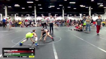 80 lbs Round 3 (4 Team) - Grayson Decosmo, Headhunters vs Roman Cortese, Mat Warriors