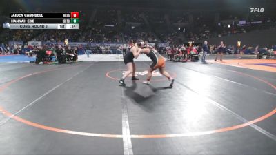 6A/5A Girls 190 Cons. Round 3 - Hannah Ege, Crater Girls vs Jaiden Campbell, Roseburg Girls