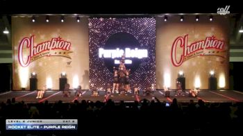 Rocket Elite - Purple Reign [2025 L2 Junior Day 2] 2025 Champion Cheer and Dance Grand Nationals