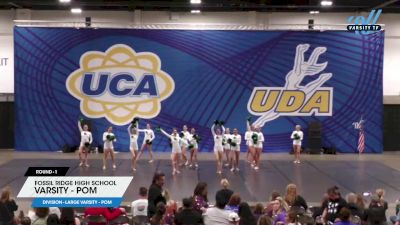 Fossil Ridge High School - Varsity - Pom [2024 Large Varsity - Pom 1] 2024 UCA/UDA Mile High Regional