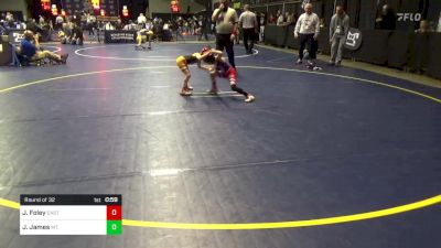 45 lbs Round Of 32 - Jakub Foley, East Vincent vs Joseph James, Mt. Pleasant