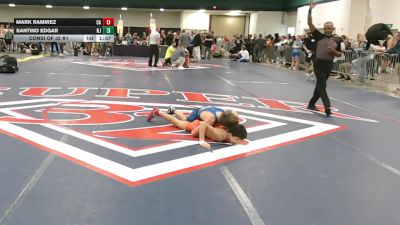 106 lbs Consi Of 32 #1 - Mark Ramirez, CA vs Santino Edgar, NJ