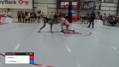 86 kg Round Of 64 - Ethan Wilson, Prtc vs Tomas Brooker, Boone RTC