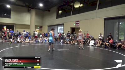 140 lbs Quarters & Wb (16 Team) - Drake Wood, Alabama Elite Black vs Matteo Gonzalez, RWA