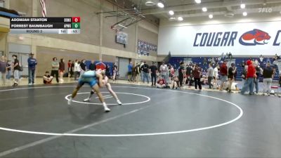 132-140 lbs Round 3 - Adonijah Stanton, Salem Elite Mat Club vs Forrest Baumbaugh, All- Phase Wrestling Club