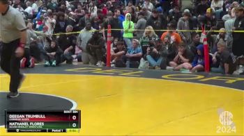 128 lbs Cons. Round 1 - Nathanel Flores, KCUSD Reedley Wrestling vs Deegan Trumbull, Carnegie Scots