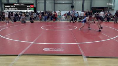 170 lbs Quarterfinal - Briley Foltz, Hedgesville vs Nina Govorova, New Oxford
