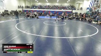 120 lbs Quarterfinal - Emmett McLachlan, CDA 2 vs Jesse Villegas, Post Falls 2