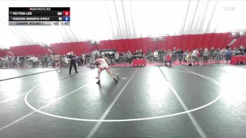 165 lbs Champ. Round 3 - Peyton Lee, Kaukauna Wrestling Club vs Hudzon Sebesta-Opelt, Weigh-in Club