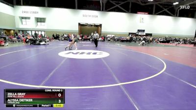 110A Cons. Round 2 - Alyssa Dietiker, Timberland vs Zella Gray, Park Hill South