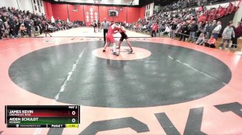 165 lbs Champ. Round 2 - James Kevin, Chicago (ST. RITA) vs Aiden Schuldt, McHENRY