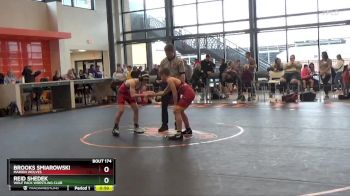 B-23 lbs 1st Place Match - Reid Shedek, Wolf Pack Wrestling Club vs Brooks Smiarowski, Marion Wolves