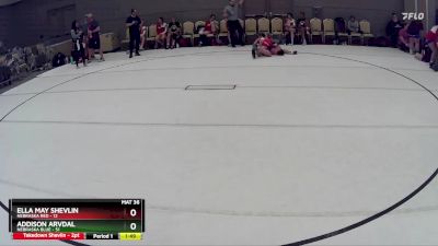 173 lbs Round 4 (8 Team) - Addison Arvdal, Nebraska Blue vs Ella May Shevlin, Nebraska Red