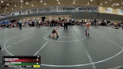 52 lbs Round 1 - Kolton Smith, Kardiac Kidz vs Julia Kershisnik, Rangers WC