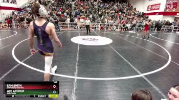 106 lbs Cons. Round 4 - Ace Arnold, Saratoga vs Sam Smith, Cheyenne Central