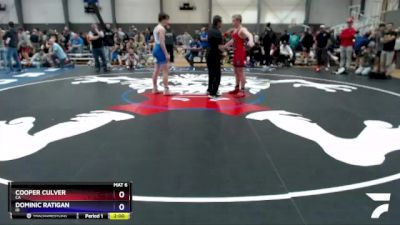 149 lbs Round 3 - Cooper Culver, CA vs Dominic Ratigan, ID