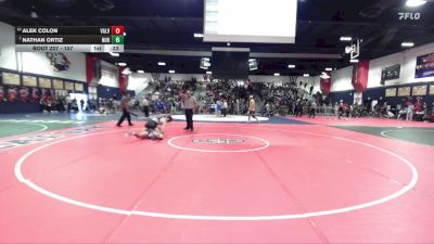 157 lbs Champ. Round 2 - Nathan Ortiz, Northview vs Alek Colon, Valley View
