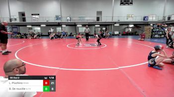 72 lbs Rr Rnd 2 - Luke Pluchino, Brawler Elite Red vs Benaiah De Rouville, Elite Wrestling