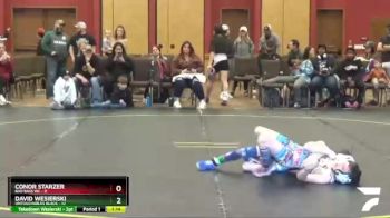 76 lbs Round 2 (4 Team) - David Wesierski, Untouchables Black vs Conor Starzer, Bad Bass WC