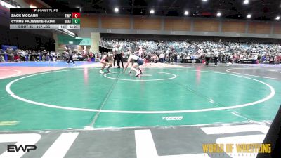 157 lbs Round Of 64 - Zack McCann, Timpanogos Wrestling vs Cyrus FAUSSETE-SADRI, Unattached