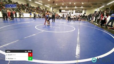 96 lbs Rr Rnd 2 - Jordan Scott, Sperry Wrestling Club vs Trevor McGee, Vinita Kids Wrestling