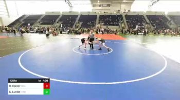 105 lbs Quarterfinal - Brayden Kaiser, Grindhouse WC vs Cole Lunde, Team Quest