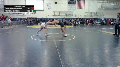 215 lbs 1st Place Match - Carson Langford, Dallas vs Kitiona Shinkle, West Salem