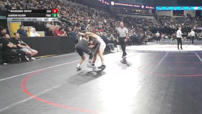 126 lbs Consi Of 16 #2 - Massimo Ortiz, Servite (SS) vs Aaron Klein, Poway (SD)