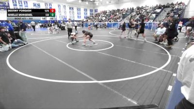 100 lbs Cons. Round 3 - Giselle Mongenel, Covina vs Destiny Forgash, Villa Park