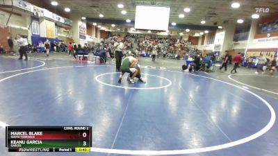 157 lbs Cons. Round 2 - Keanu Garcia, Garces vs Marcel Blake, South Torrance