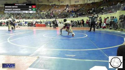 100 lbs Consi Of 16 #2 - Brodee Bryan, Shelton Wrestling Academy vs Barrett Johnson, Pauls Valley Panther Pinners