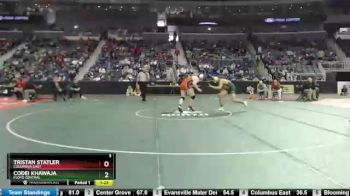 170 lbs Quarterfinal - Codei Khawaja, Floyd Central vs Tristan Statler, Columbus East