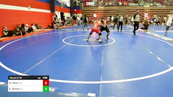 190 lbs Round Of 16 - Nate Vann, Stilwell Public Schools vs Gavin Brown, Tulsa Union