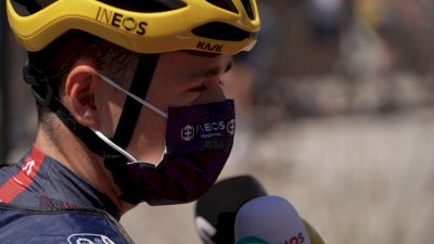 Pidcock Celebrates Alpe d'Huez Win