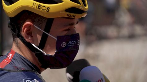 Tom Pidcock Celebrates Alpe d'Huez Tour de France Win