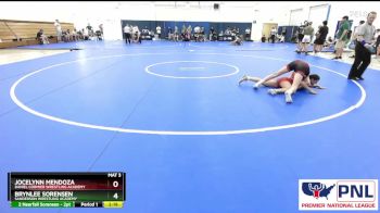 120 lbs Round 2 - Brynlee Sorensen, Sanderson Wrestling Academy vs Jocelynn Mendoza, Daniel Cormier Wrestling Academy