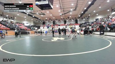 110 lbs Round Of 16 - Jadyn Majors, Grove vs Rocklyn Johnson, Keota HS Girls