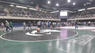 98 lbs Quarterfinal - Landon Isbell, Wysox vs Preston Dorn, Unattached