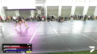 112 lbs Cons. Round 4 - Serenity Rodriguez, CA vs Londyn Cooper, NV
