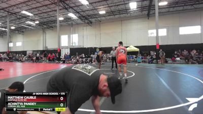 175 lbs Round 2 - Achintya Pandey, Corona Del Mar vs Matthew Cauble, Eastvale Elite WC